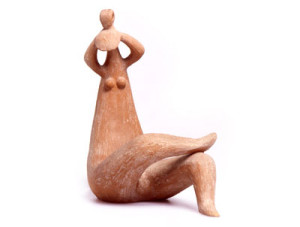 Rocha Correia | Escultura. Esculturas. Terracota, 18x10x19 cm.