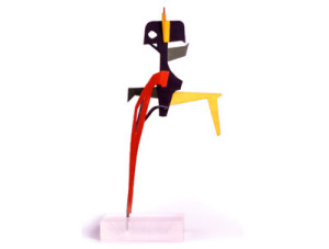 Rocha Correia | Escultura. Esculturas. Aço policromado, 59x28x20 cm
