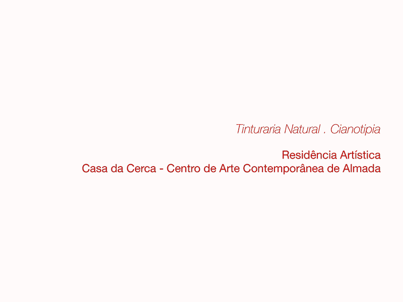 12º 2015-16 - Residência Artística - Casa da Cerca - Almada